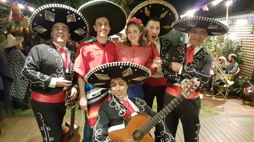 Birthday Party Mexican Theme Mariachi Band Adelaide Melbourne Sydney Australia